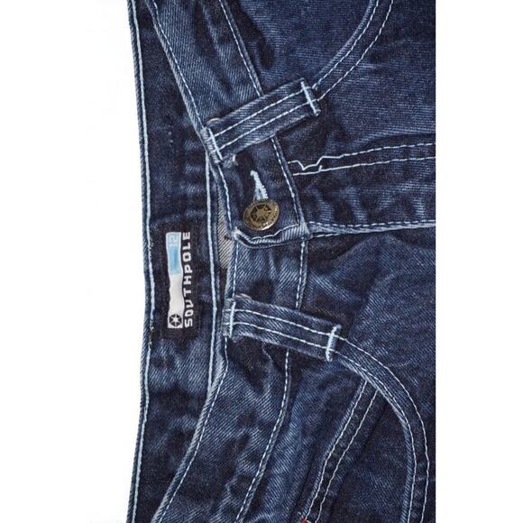 Southpole Denim Jorts | Size 12 | Y2K Baggy Jean Shorts Vintage - Picture 3 of 11